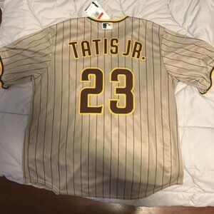 Men's San Diego Padres Fernando Tatis Jr.  Tan Alternate Jersey